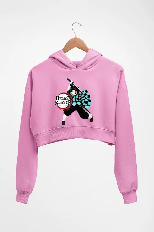 Demon Slayer Crop HOODIE FOR WOMEN