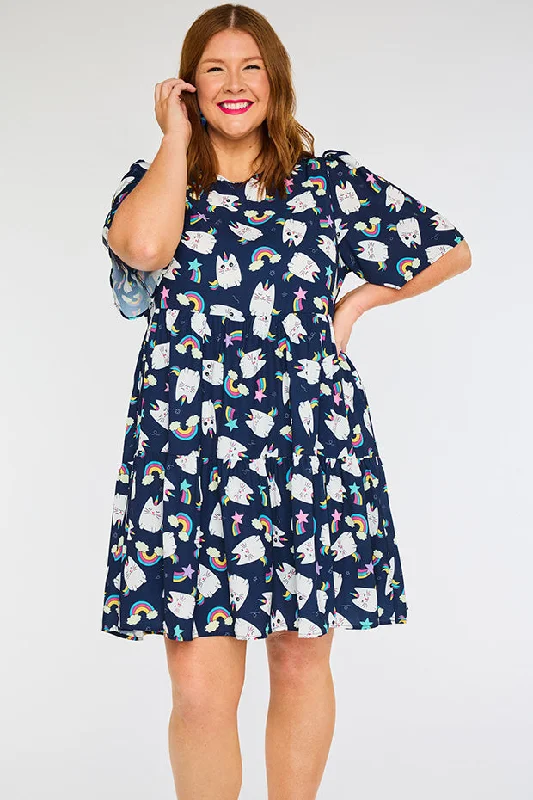 Jackson Caticorns Navy Dress