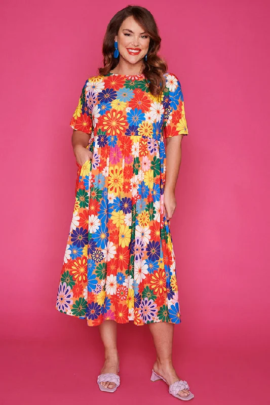 Superstar Hippy Floral Dress*