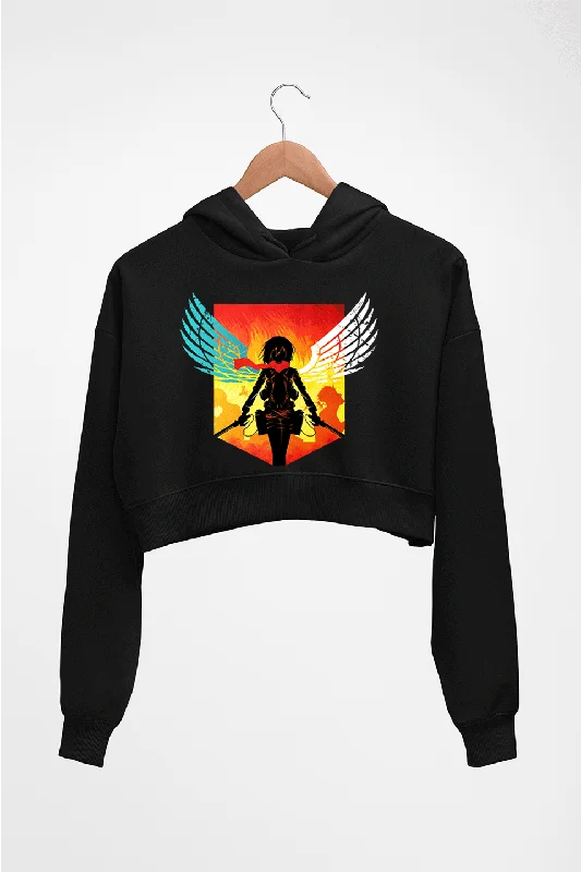 Attack on Titan Crop HOODIE FOR WOMEN