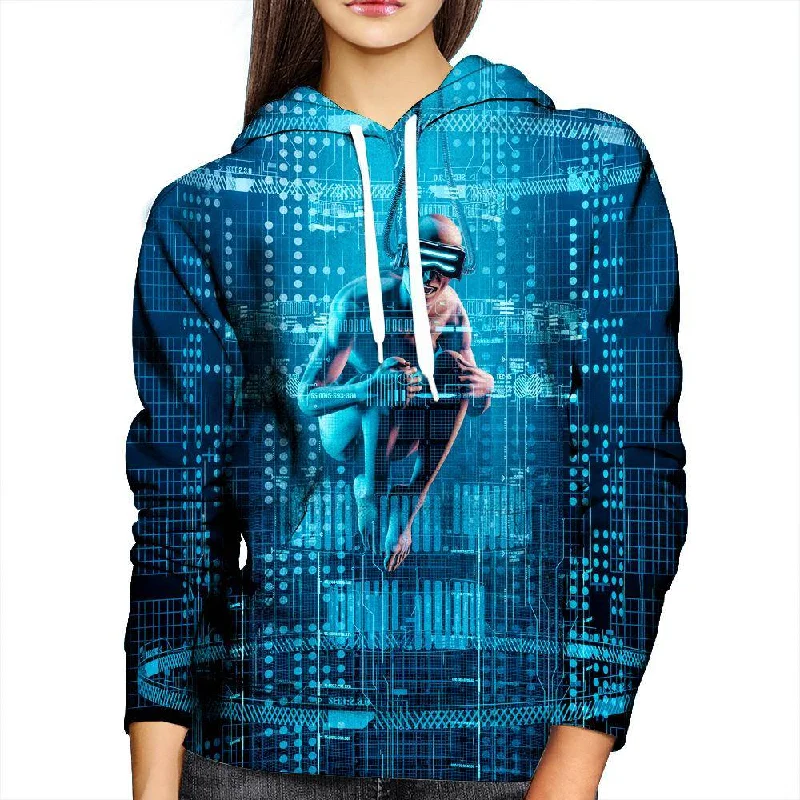 Virtual Dreams Womens Hoodie