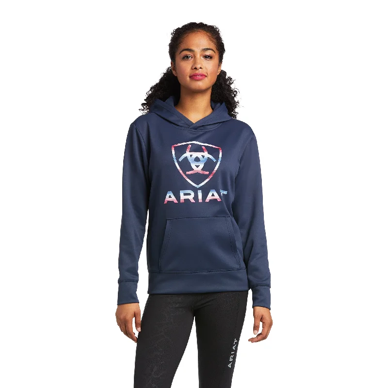 Ariat® Ladies TEK Blue Nights Hooded Sweatshirt 10039793