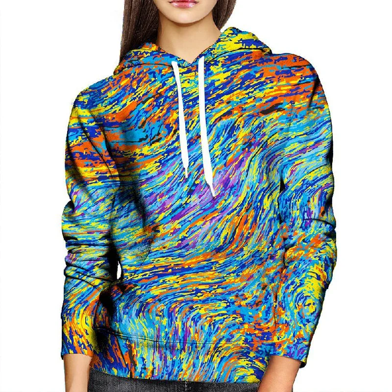 Starry Flow Womens Hoodie