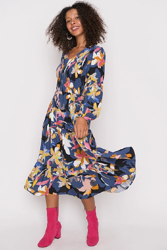 Maeve 80's Pop Midi Dress