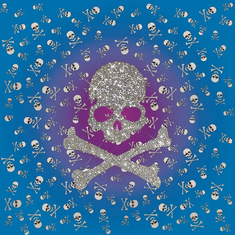 CROSSBONES BLUE PURPLE RAIN